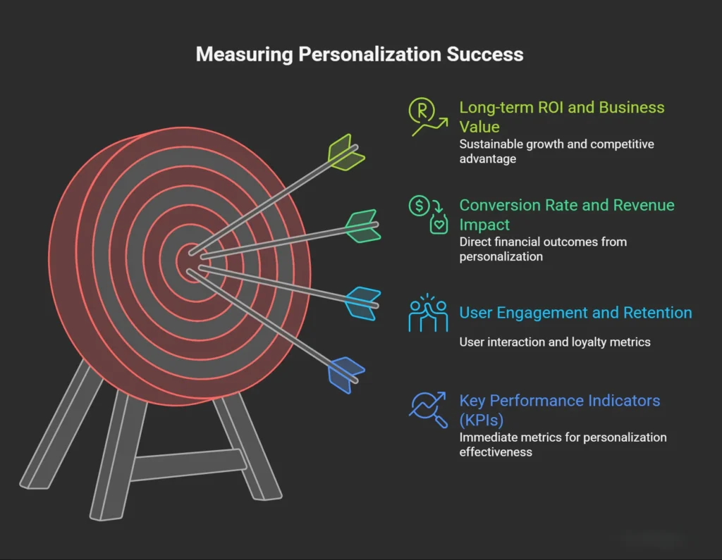 Flowchart detailing the methodology for measuring the success of personalization initiatives.