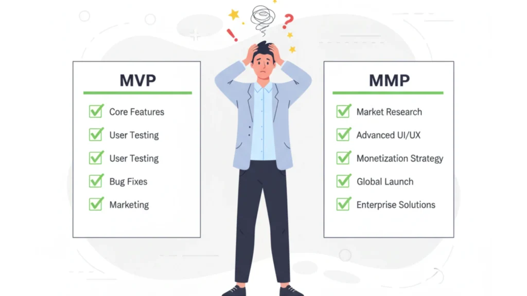 MVP vs MMP: A Prioritization Guide for Early-Stage Startups