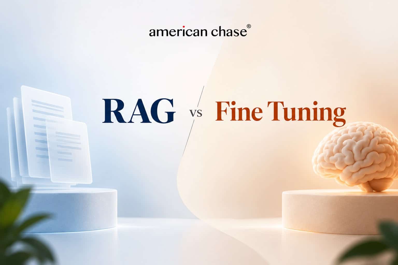 RAG vs Fine Tuning AI